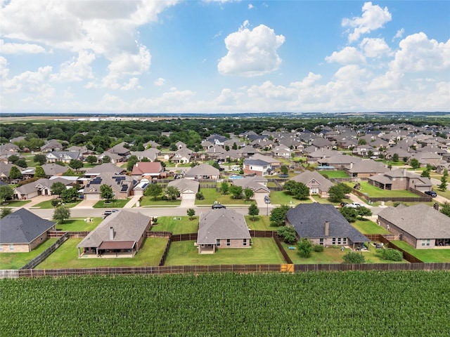 aerial perspective of suburban area