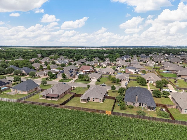 aerial perspective of suburban area