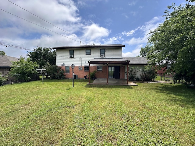 1664 Poplar Dr, Mesquite, TX 75149 - back of house with a patio and brick siding