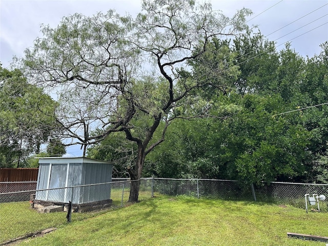 1664 Poplar Dr, Mesquite, TX 75149 - view of yard with a shed and an outbuilding