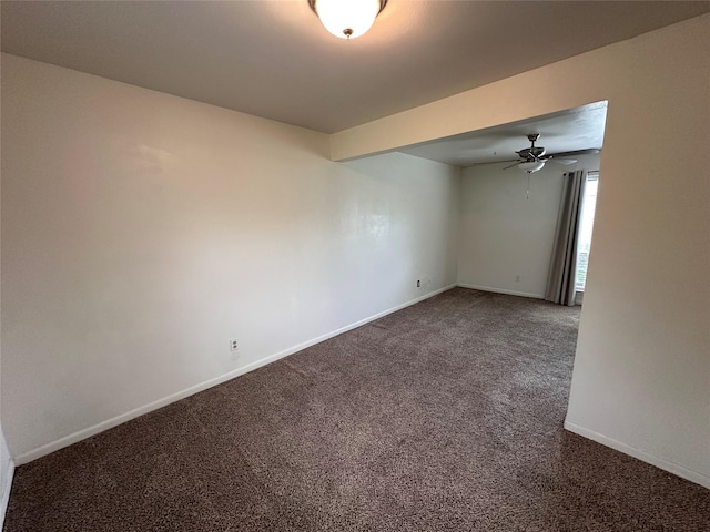 1664 Poplar Dr, Mesquite, TX 75149 - carpeted spare room with ceiling fan and baseboards