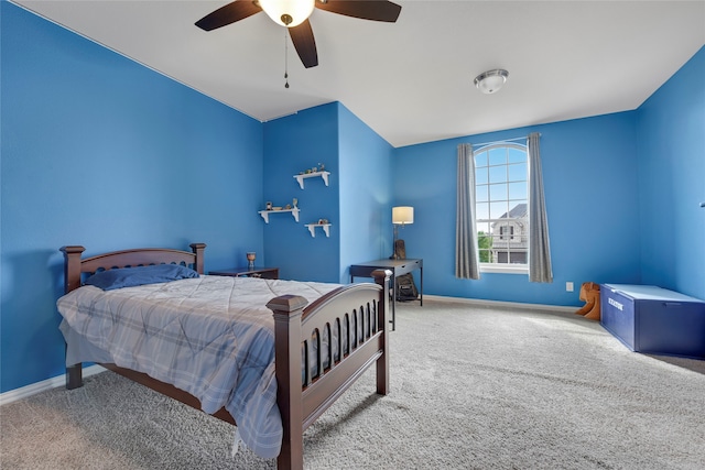 4458 Hartebeest Trl, Frisco, TX 75034 - carpeted bedroom featuring baseboards and ceiling fan