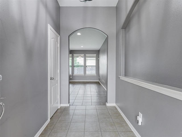 14812 Lone Spring Dr, Little Elm, TX 75068 - hallway featuring tile patterned flooring and baseboards