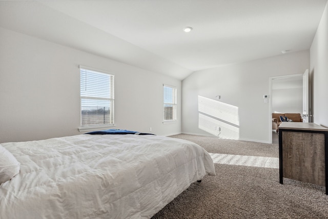 3936 Burks Ct, Celina, TX 75009 - bedroom with carpet, lofted ceiling, and baseboards
