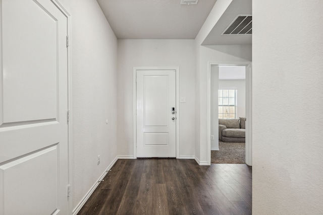 3936 Burks Ct, Celina, TX 75009 - entrance foyer featuring dark wood-style flooring and baseboards