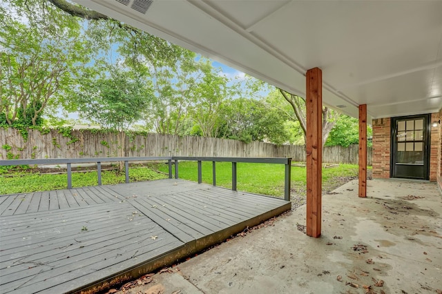 4032 Aragon Dr, Fort Worth, TX 76133 - wooden deck with a patio area