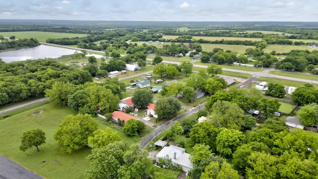 101 E Reed St, Randolph, TX 75475 - drone / aerial view of a nearby body of water