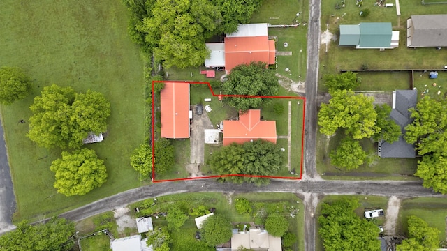 101 E Reed St, Randolph, TX 75475 - aerial overview of property's location featuring property parcel outlined