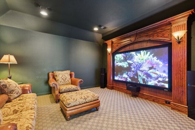5957 Aberdeen Pl, Frisco, TX 75034 - carpeted cinema room with baseboards