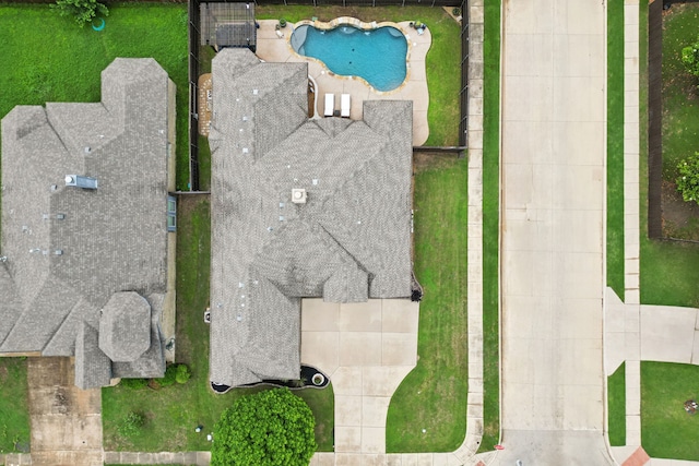 9529 Cholla Cactus Trl, Fort Worth, TX 76177 - aerial view of a pool