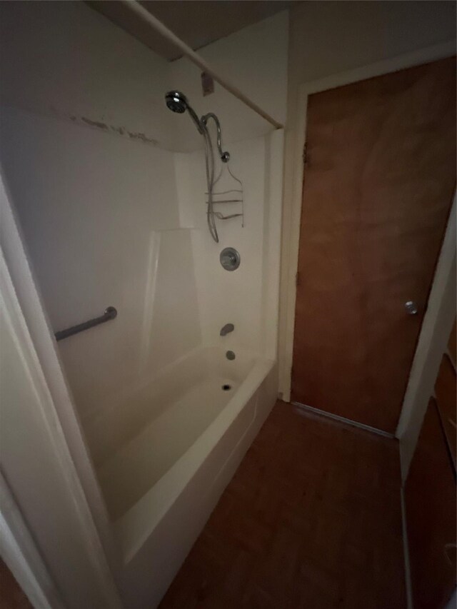 604 E 5th St, Weatherford, TX 76086 - full bathroom with shower / bath combo with shower curtain, tile walls, vanity, toilet, and wainscoting