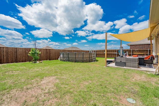 1034 Manuel Dr, Fate, TX 75087 - view of yard featuring an outdoor hangout area and a patio