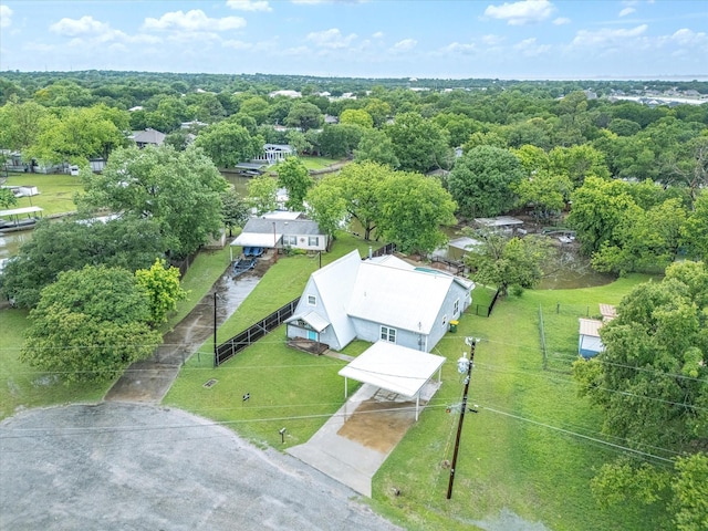 drone / aerial view