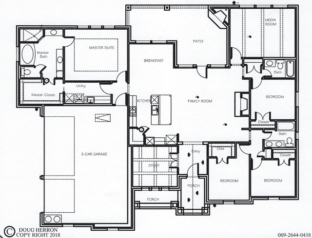 145 Overlook Dr, Aledo, TX 76008 - home floor plan