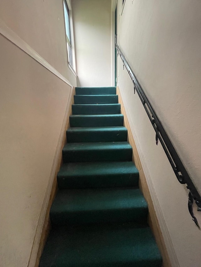 view of staircase
