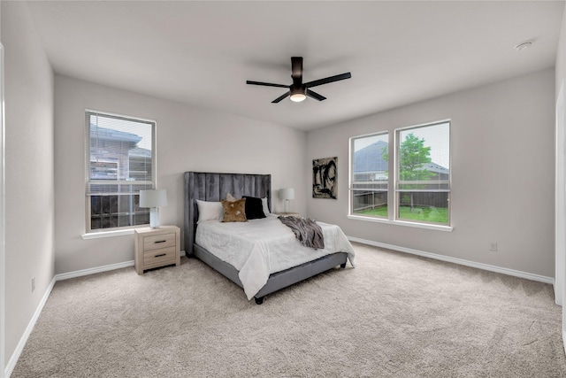 3433 Alamosa River Dr, Celina, TX 75078 - bedroom featuring carpet flooring, baseboards, and ceiling fan
