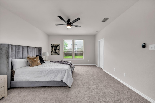 3433 Alamosa River Dr, Celina, TX 75078 - bedroom with carpet floors, baseboards, and a ceiling fan