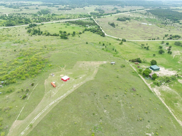 aerial view of sparsely populated area