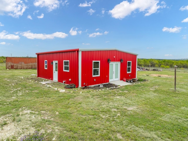 view of outbuilding featuring an outdoor structure