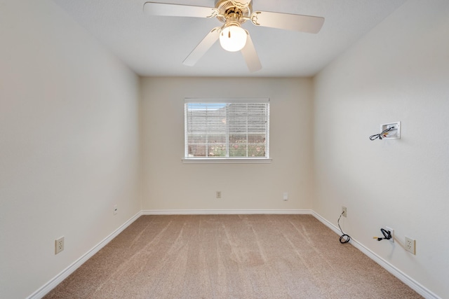 907 Sunpoint Cir, Rockwall, TX 75087 - empty room featuring light colored carpet, ceiling fan, and baseboards