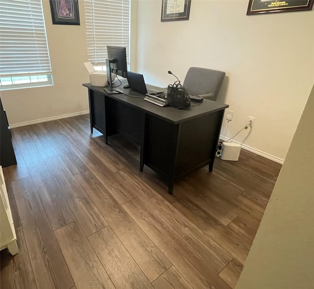 14340 Cloudview Way, Fort Worth, TX 76052 - office space with wood finished floors and baseboards