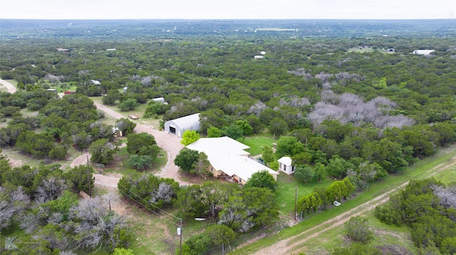 350 County Road 606 Unit B, Tuscola, TX 79562 - drone / aerial view of a forest