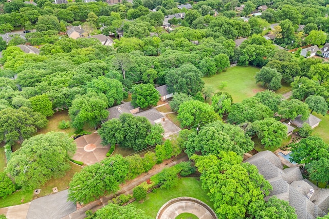 aerial view of residential area