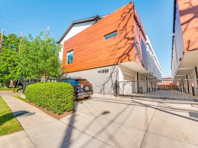 view of side of property