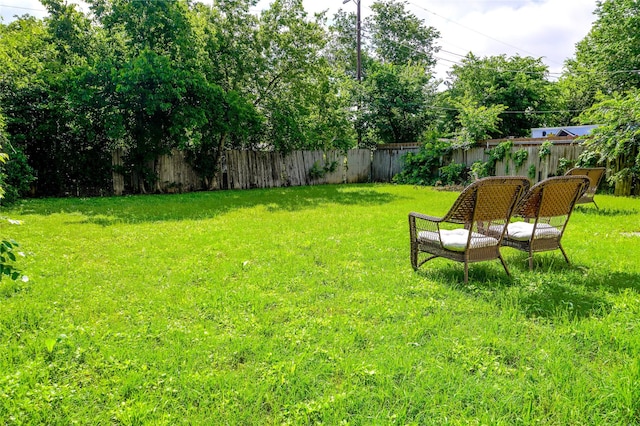 view of yard