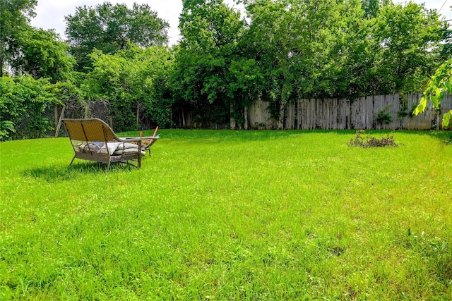 view of yard