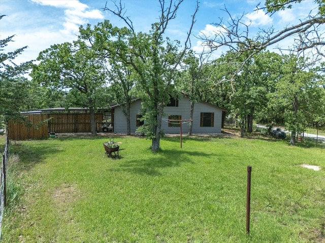 138 Selma Rd, Bowie, TX 76230 - view of yard