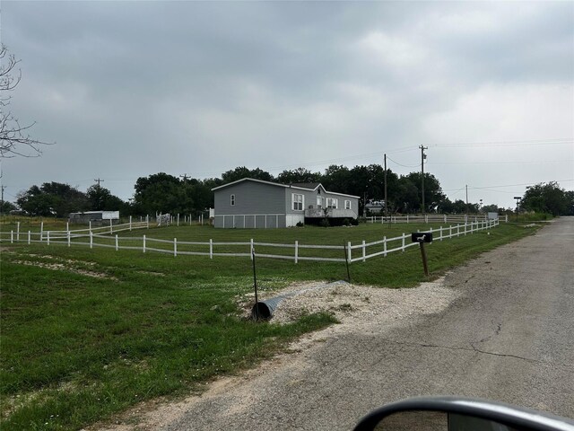204 N Marion St, Richland Springs, TX 76871 - view of asphalt road featuring a view of rural / pastoral area