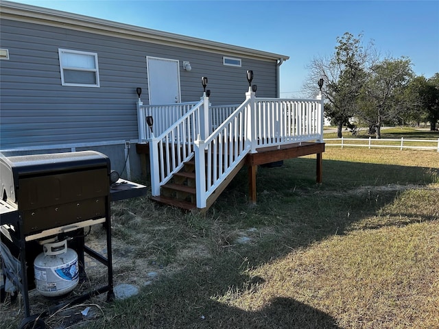 204 N Marion St, Richland Springs, TX 76871 - property entrance with a deck