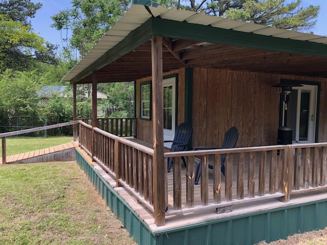 132 Keck St, Nocona, TX 76255 - view of deck