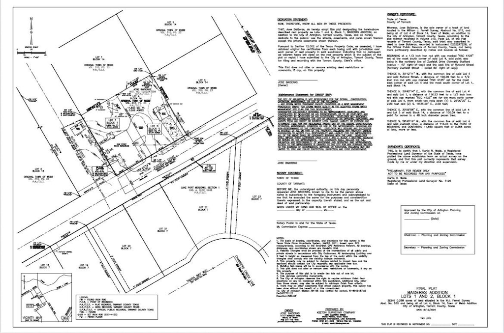 survey map / technical document
