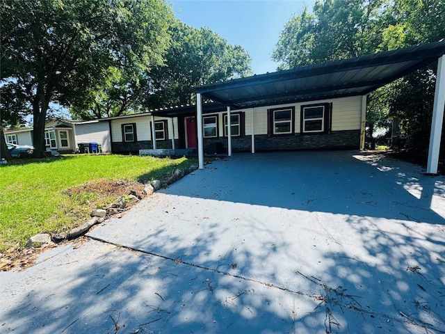 2719 S 27th, Waco, TX 76706 - single story home featuring driveway, a front lawn, and stone siding