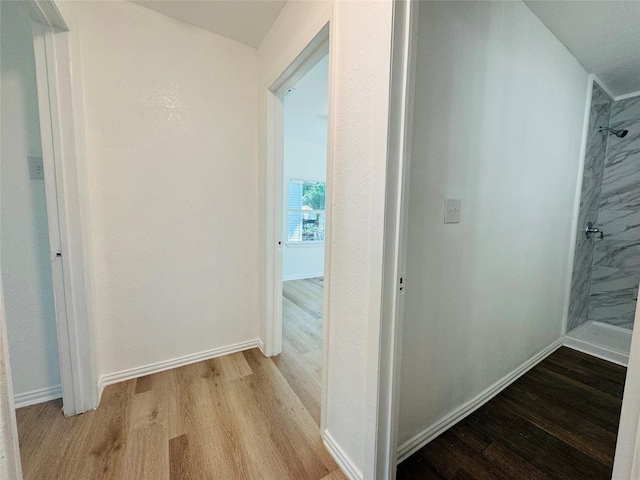 2719 S 27th, Waco, TX 76706 - hall with wood finished floors and baseboards