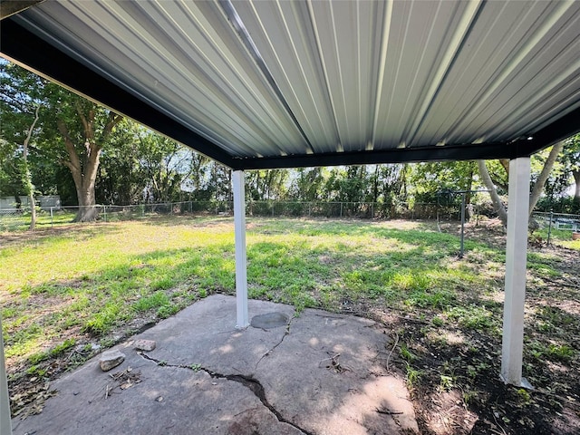2719 S 27th, Waco, TX 76706 - view of yard featuring a patio area and view of wooded area