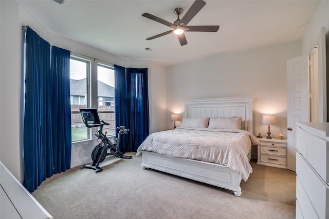 2309 Albion Way, Forney, TX 75126 - bedroom with carpet floors and a ceiling fan