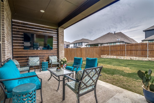 2309 Albion Way, Forney, TX 75126 - view of patio / terrace with outdoor lounge area
