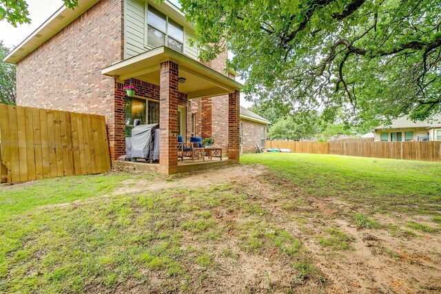 558 Ascot Way, Azle, TX 76020 - rear view of house with brick siding