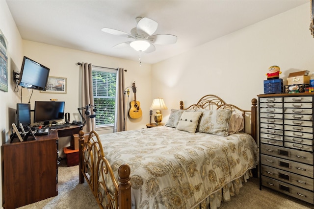2377 Sunshine Dr, Little Elm, TX 75068 - carpeted bedroom with ceiling fan