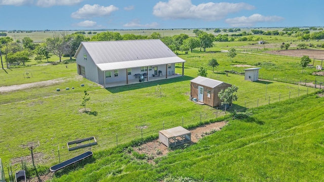 5050 Helton Rd, Justin, TX 76247 - aerial view of sparsely populated area with agricultural land