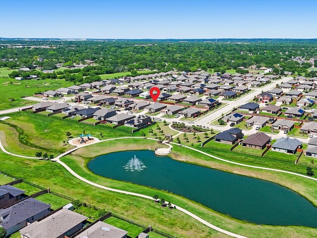 1111 Burlingame Dr, Cleburne, TX 76033 - aerial view of property's location featuring a nearby body of water and nearby suburban area