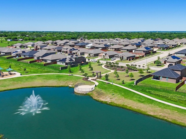 1111 Burlingame Dr, Cleburne, TX 76033 - aerial view of residential area with a nearby body of water