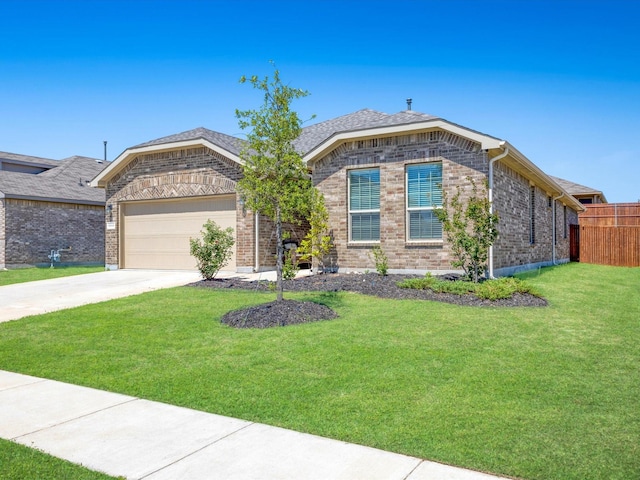 1111 Burlingame Dr, Cleburne, TX 76033 - ranch-style home featuring an attached garage, brick siding, and driveway