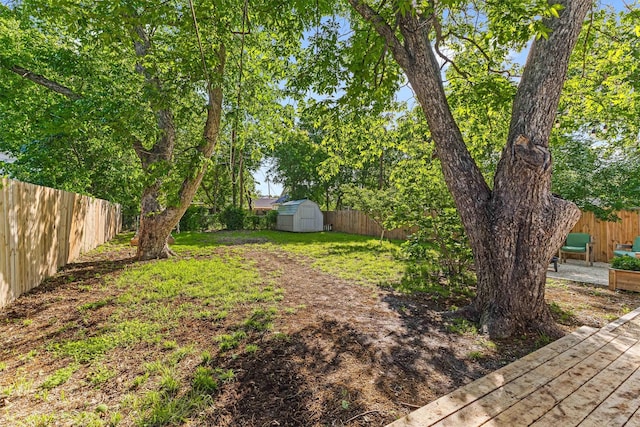 909 N 30th St, Waco, TX 76707 - fenced backyard featuring a shed, an outdoor structure, and a deck