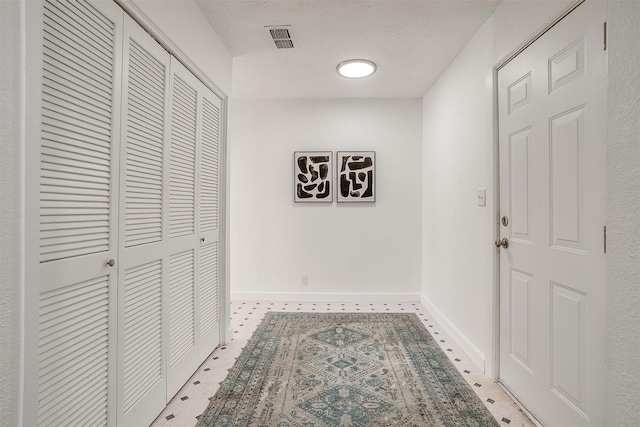 hall with baseboards
