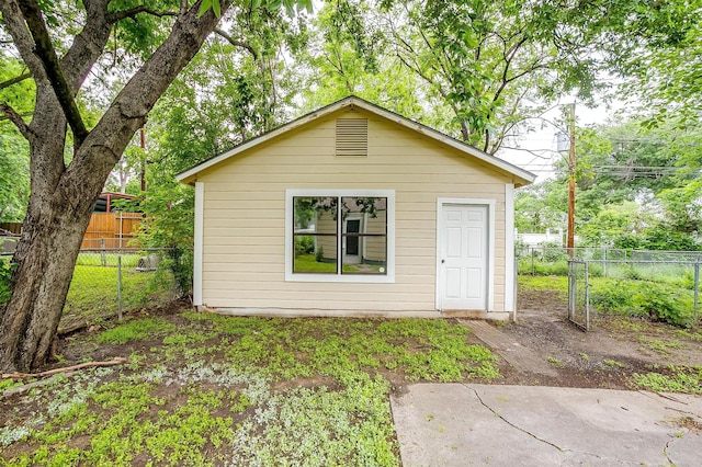 view of rear view of property