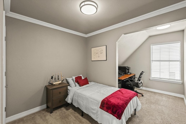 7208 Majestic Mnr, Colleyville, TX 76034 - carpeted bedroom featuring crown molding and baseboards